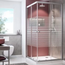 Schulte Douchecabine - Sunny Hoekinstap Met Schuifdeuren - Groot Verstelbereik 73,5 Tot Max. 88,5 Cm Hoogte 180 Cm - Zilverkleur Profiel- Veiligheidsglas Met Een Streepdecor - Montage Op Douchebak Of Direct Op De Douchevloer. 12 Schulte Douchecabine - Sunny Hoekinstap Met Schuifdeuren - Groot Verstelbereik 73,5 Tot Max. 88,5 Cm Hoogte 180 Cm - Zilverkleur Profiel- Veiligheidsglas Met Een Streepdecor - Montage Op Douchebak Of Direct Op De Douchevloer. -Grohe Winkel 1200x1200 523