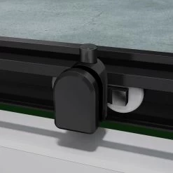 Merkloos Douchecabine - 90x90x200 - Kwartrond - Mat Zwart - Schuifdeur - Hoekinstap 10 Merkloos Douchecabine - 90x90x200 - Kwartrond - Mat Zwart - Schuifdeur - Hoekinstap -Grohe Winkel 1200x1200 527