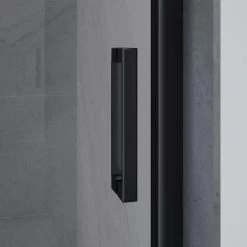 Merkloos Douchecabine - 90x90x200 - Kwartrond - Mat Zwart - Schuifdeur - Hoekinstap 11 Merkloos Douchecabine - 90x90x200 - Kwartrond - Mat Zwart - Schuifdeur - Hoekinstap -Grohe Winkel 1200x1200 528