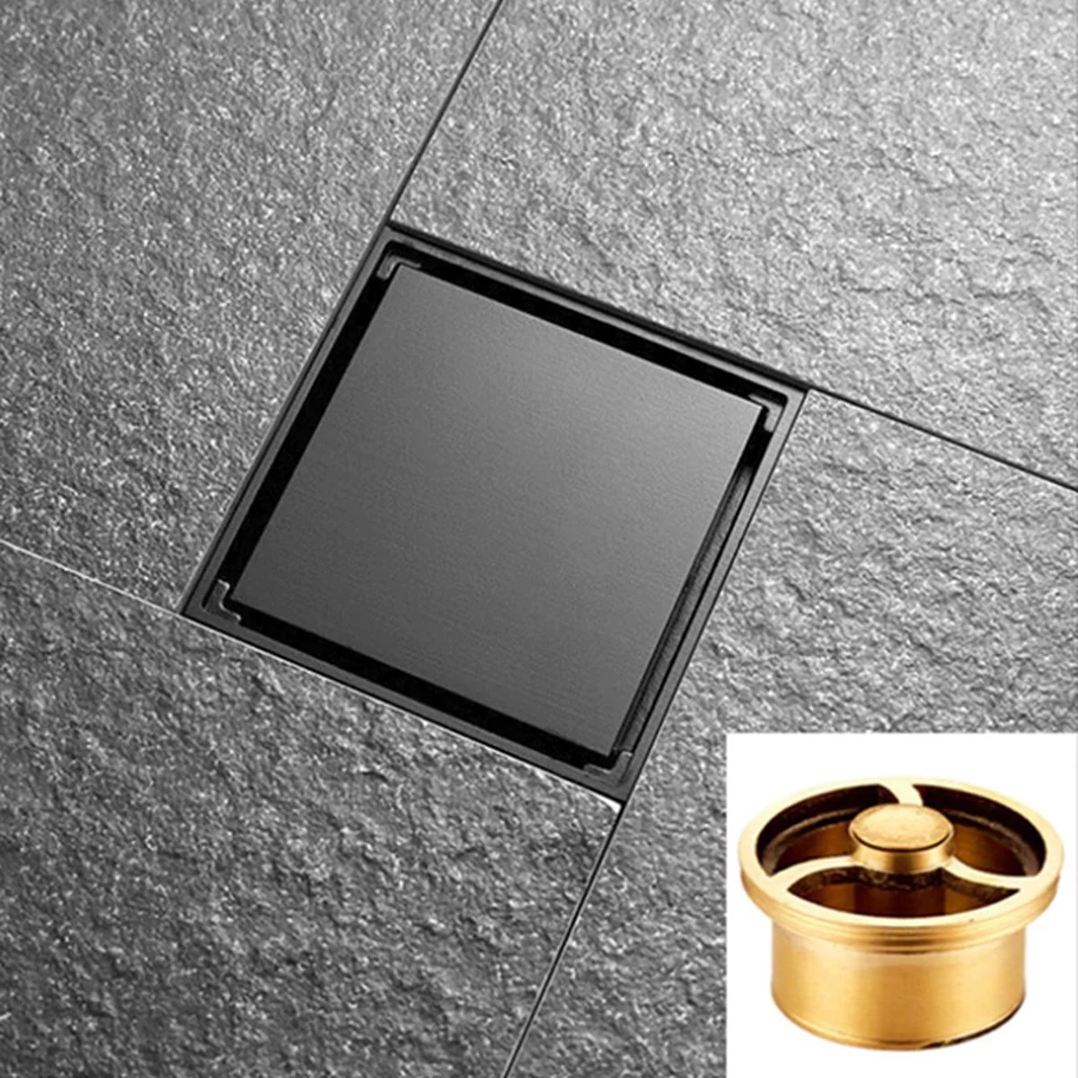 Moderne Doucheput Deksel - Verborgen Douche Afvoerputje - Roestvrij Staaldouche - Messing Afvoerputje - Industrieel - Mat Zwart Afvoerputje Douche - Deksel Afvoerput Douche - Mat Zwart 1 Moderne Doucheput Deksel - Verborgen Douche Afvoerputje - Roestvrij Staaldouche - Messing Afvoerputje - Industrieel - Mat Zwart Afvoerputje Douche - Deksel Afvoerput Douche - Mat Zwart