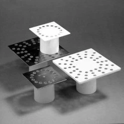 Dyka Doucheputrooster RVS 9.5 X 9.5cm -Grohe Winkel 1200x1200 589