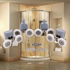 Merkloos Wielen Voor Douchedeur, Rollen Voor Douchedeur, Wieltjes, Douchedeur, 4 X Boven En 4 X Onder, Badkamer, 25 Mm, 8 Stuks Dubbele Wielen -Grohe Winkel 1200x1200 602
