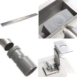 Aloni RVS Douchegoot Flens Met Uitneembaar Sifon 80cm -Grohe Winkel 1200x1200 621