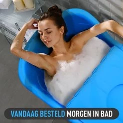 Goodlife Zitbad Voor Volwassenen XL – Bath Bucket – 330L 1M Lang – Mobiele Badkuip – Zitbad Voor In De Douche - Zitbad - Mobiele Badkuip - Zitbad Kinderen - Zitbad Voor Volwassenen - Blauw -Grohe Winkel 1200x1200 624