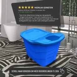 Goodlife Zitbad Voor Volwassenen XL – Bath Bucket – 330L 1M Lang – Mobiele Badkuip – Zitbad Voor In De Douche - Zitbad - Mobiele Badkuip - Zitbad Kinderen - Zitbad Voor Volwassenen - Blauw -Grohe Winkel 1200x1200 625