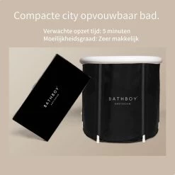 BATHBOY® Amsterdam Zitbad Opvouwbaar - Voor Volwassenen - Opblaasbaar Bad - Bath Bucket -Grohe Winkel 1200x1200 663