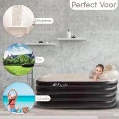 HBKS Lifestyle Bad – Opblaasbaar Ligbad – Bath Bucket – Zitbad Voor Volwassenen - Ijsbad Wim Hof Methode - Badkuip – Ice Bath – Zwart -Grohe Winkel 1200x1200 678