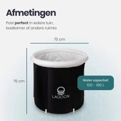 Lagoon® Opblaasbaar Zitbad Voor Volwassenen Bathbucket - Met Relaxing Giftset - Wim Hof Methode - Opvouwbaar & Inklapbaar Spa Bad - Bath Bucket - IJsbad - Opblaasbad - Dompelbad -Grohe Winkel 1200x1200 683
