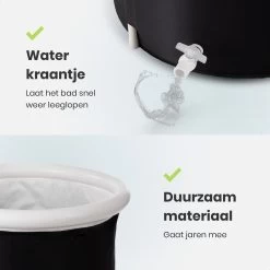 Lagoon® Opblaasbaar Zitbad Voor Volwassenen Bathbucket - Met Relaxing Giftset - Wim Hof Methode - Opvouwbaar & Inklapbaar Spa Bad - Bath Bucket - IJsbad - Opblaasbad - Dompelbad -Grohe Winkel 1200x1200 685