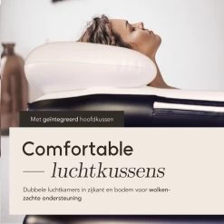 Airlie Opblaasbaar Ligbad Voor Volwassenen – Comfortabel - Opblaasbad - Zitbad - Badkuip – Bath Tub – Opvouwbaar Bad – Bath Bucket – Dubbel Hoofdkussen - Zwart - GRATIS Elektrische Pomp -Grohe Winkel 1200x1200 710