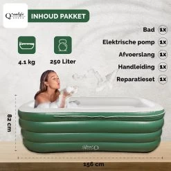 Q’ualife® Opblaasbaar Bad – Ligbad – Zitbad – Opblaasbaar Ligbad – Bad – Badkuip Volwassenen 12 Q’ualife® Opblaasbaar Bad – Ligbad – Zitbad – Opblaasbaar Ligbad – Bad – Badkuip Volwassenen -Grohe Winkel 1200x1200 744