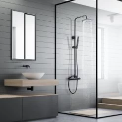 LOMAZOO Regendouche Zwart - Zwarte Doucheset Met Thermostaatkraan - Pandora -Grohe Winkel 1200x1200 76