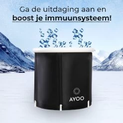 AYOO® Zitbad - Opblaasbaar Bad - Opvouwbaar Bad - IJsbad - Badkuip - Zitbad Voor Volwassenen - Bathtub - Zitbaden - Bath Bucket - Wim Hof Methode - Inclusief Voetpomp - Zwart -Grohe Winkel 1200x1200 775