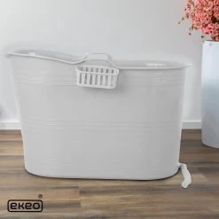 EKEO Zitbad - 210L - Mobiele Badkuip - Bath Bucket - Wit -Grohe Winkel 1200x1200 785