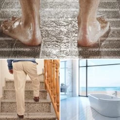 RX Goods 25 Stuks Zelfklevende Anti Slip Strips Stickers – 2 Cm X 40 Cm - Met Schraper – Transparante Tape -Grohe Winkel 1200x1200 802