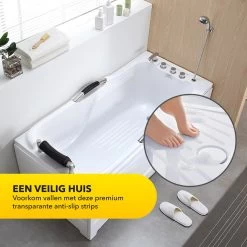 RX Goods 25 Stuks Zelfklevende Anti Slip Strips Stickers – 2 Cm X 40 Cm - Met Schraper – Transparante Tape -Grohe Winkel 1200x1200 803