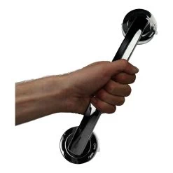 Handgreep Met Zuignap - Deurgreep -Badkamer Handgreep Met Zuignap - Douche - Helping Hand Handvat - Kunstof - Zilver - Groot -Grohe Winkel 1200x1200 804