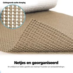 SWILIX ® Antislipmat Voor Kasten En Lades, Douchemat - Badkamermat - Badmat, Dienblad, Vloer - 4 Meter Rol - Anti Slip Mat - 400 X 30 Cm - Beige -Grohe Winkel 1200x1200 807