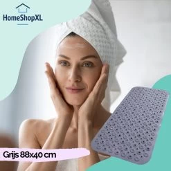 The Original - Douchemat Antislip - Grijs - 88x40cm - Antislipmat Badmat Voor Bad & Douche - Anti Slip Mat Met Zuignappen 14 The Original - Douchemat Antislip - Grijs - 88x40cm - Antislipmat Badmat Voor Bad & Douche - Anti Slip Mat Met Zuignappen -Grohe Winkel 1200x1200 838