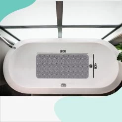 The Original - Douchemat Antislip - Grijs - 88x40cm - Antislipmat Badmat Voor Bad & Douche - Anti Slip Mat Met Zuignappen 15 The Original - Douchemat Antislip - Grijs - 88x40cm - Antislipmat Badmat Voor Bad & Douche - Anti Slip Mat Met Zuignappen -Grohe Winkel 1200x1200 839