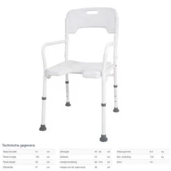 Drive Douchestoel Dsf 130 Opvouwbaar - Hygiene Uitsparing -Grohe Winkel 1200x1200 847