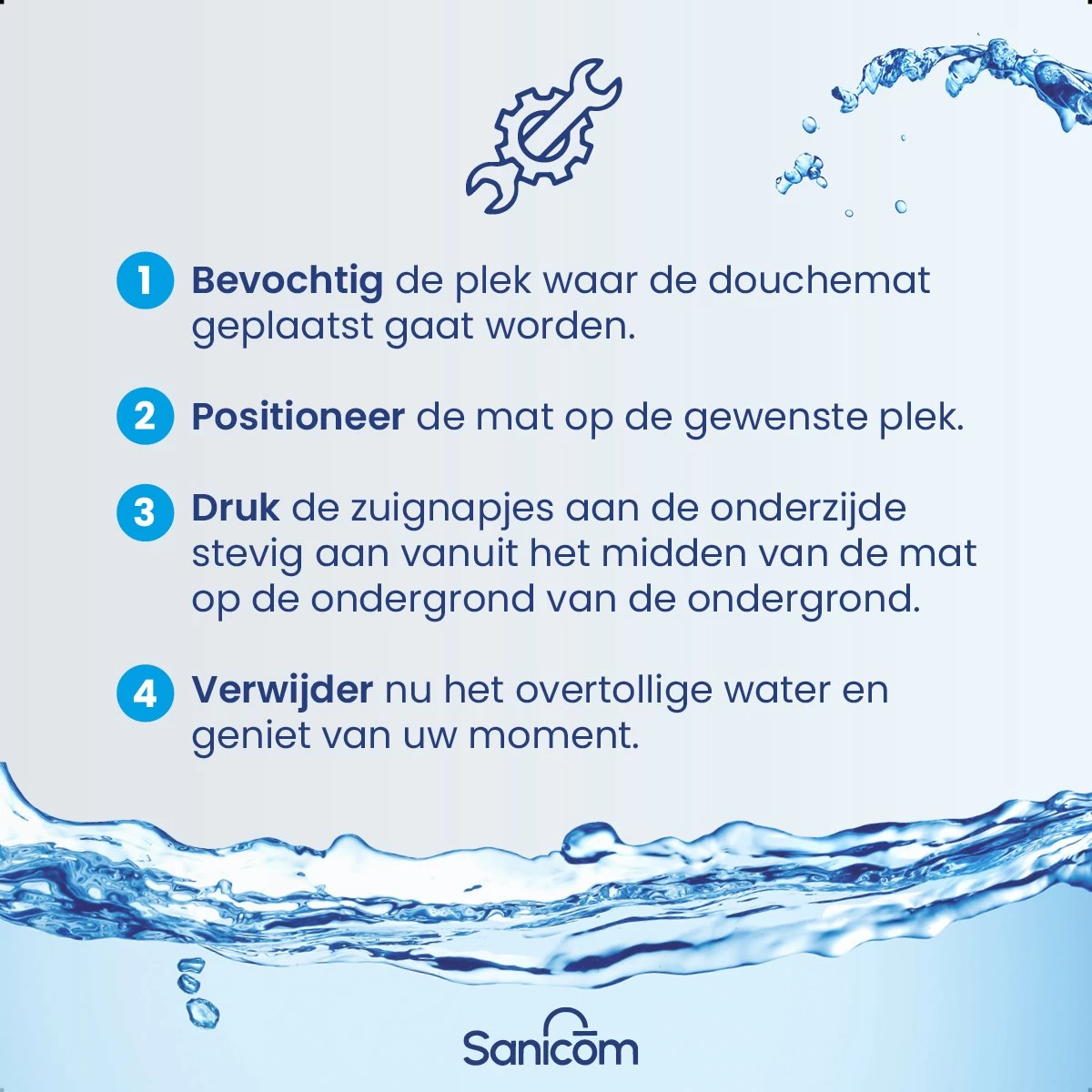 Merkloos Badmat Antislip - Douchemat - Antislipmat Bad - Antislipmat Douche - Schimmelbestendig - Met Zuignappen - Wasbaar - Zwart 3 Merkloos Badmat Antislip - Douchemat - Antislipmat Bad - Antislipmat Douche - Schimmelbestendig - Met Zuignappen - Wasbaar - Zwart - Image 3