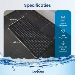 Merkloos Badmat Antislip - Douchemat - Antislipmat Bad - Antislipmat Douche - Schimmelbestendig - Met Zuignappen - Wasbaar - Zwart 14 Merkloos Badmat Antislip - Douchemat - Antislipmat Bad - Antislipmat Douche - Schimmelbestendig - Met Zuignappen - Wasbaar - Zwart -Grohe Winkel 1200x1200 862