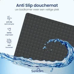 Merkloos Douchemat - Badmat Antislip - Antislipmat Douche - Antislipmat Bad - Schimmelbestendig - Met Zuignappen - Wasbaar - Zwart 12 Merkloos Douchemat - Badmat Antislip - Antislipmat Douche - Antislipmat Bad - Schimmelbestendig - Met Zuignappen - Wasbaar - Zwart -Grohe Winkel 1200x1200 871