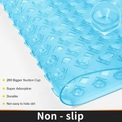 Douchemat Antislip - Badmat - 88x40cm - Antislipmat Voor Douche - Rubber - Blauwbad Mat -Grohe Winkel 1200x1200 884