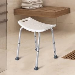 Merkloos Stevige Antislip Douchekruk - Lichtgewicht & In Hoogte Verstelbaar - Douchestoel - Badkamer Kruk Douche Stoel MAX 100KG -Grohe Winkel 1200x1200 906