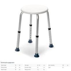 Drive Douchekruk Dino Anti Slip Poten - Max 130 Kg 27 Drive Douchekruk Dino Anti Slip Poten - Max 130 Kg -Grohe Winkel 1200x1200 923