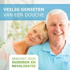 Vivamore Douchekruk - Antislip Douchestoel - In Hoogte Verstelbaar - Max. 150 KG -Grohe Winkel 1200x1200 931