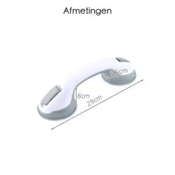 Merkloos Handgreep Met Zuignap Voor Badkamer, Douche En Toilet – Veilige Oplossing Zonder Boorgaten – Veiligheidsgreep – Helping Hand Handvat - 30CM - Handig Hulpmiddel Voor Kinderen En Ouderen -Grohe Winkel 1200x1200 956