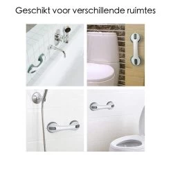 Merkloos Handgreep Met Zuignap Voor Badkamer, Douche En Toilet – Veilige Oplossing Zonder Boorgaten – Veiligheidsgreep – Helping Hand Handvat - 30CM - Handig Hulpmiddel Voor Kinderen En Ouderen -Grohe Winkel 1200x1200 958
