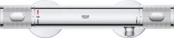 GROHE Grohtherm 1000 Performance Thermostatische Douchekraan - 15cm - Met Koppelingen - EcoJoy® - Chroom - 34776000 -Grohe Winkel 1200x265