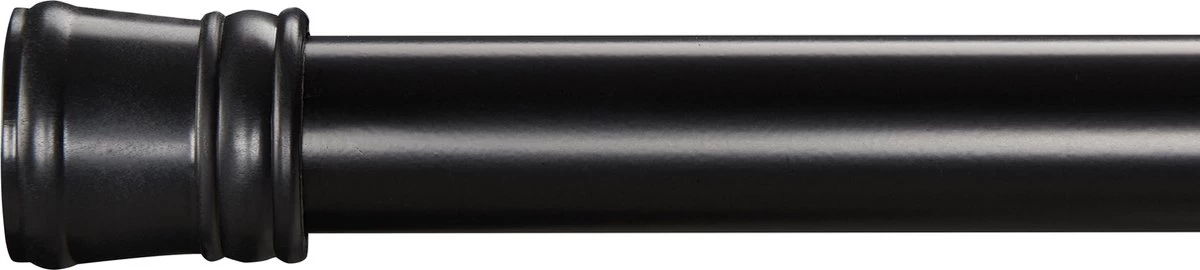 ACAZA Douche Gordijnstang, Uitschuifbare Stang Van 70 Tot 130 Cm, Zwart 5 ACAZA Douche Gordijnstang, Uitschuifbare Stang Van 70 Tot 130 Cm, Zwart - Afbeelding 5