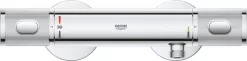 GROHE Precision Feel Thermostatische Douchekraan - EcoJoy - CoolTouch - Incl. Koppelingen - Chroom -Grohe Winkel 1200x294