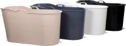 HelloBath® - Bath Bucket - XL - 125 Cm - Brazilian Sand - Zitbad - Ligbad (Verzending In Doos) - Incl. Badplank En Kraantje -Grohe Winkel 1200x444
