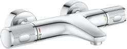 GROHE QuickFix Precision Feel Themostatische Badkraan - EcoJoy® - CoolTouch - 15 Cm - Met Koppelingen - Chroom - 34788000