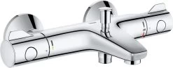 GROHE Grohtherm 800 Thermostatische Badkraan - EcoJoy - Hartafstand 15 Cm - Chroom