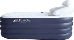 HBKS Lifestyle Bad – Opblaasbaar Ligbad – Bath Bucket – Zitbad Voor Volwassenen - Ijsbad Wim Hof Methode - Badkuip – Ice Bath – Blauw