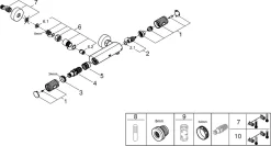 GROHE Precision Feel Thermostatische Douchekraan - EcoJoy - CoolTouch - Incl. Koppelingen - Chroom -Grohe Winkel 1200x647 4