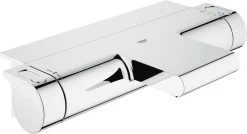 GROHE Grohtherm 2000 New Thermostatische Badkraan - 15cm - CoolTouch - Met Tray - Chroom - 34464001