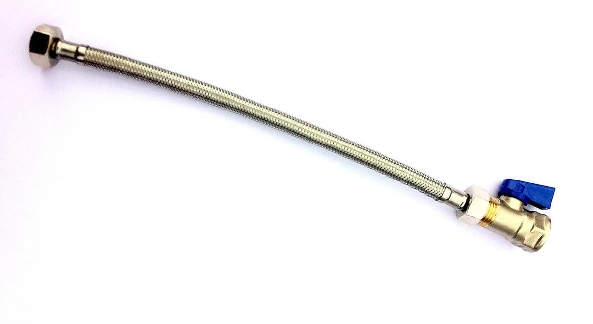 Wagaparts Aansluitset - Voor Diverse Geisers - Flexibele Pijp - ½” Koppeling - Binnendraad. 4 Wagaparts Aansluitset - Voor Diverse Geisers - Flexibele Pijp - ½” Koppeling - Binnendraad. - Afbeelding 4