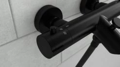 SCHÜTTE London Thermostatische Badkraan - Hartafstand 150 Mm - Zwart Mat -Grohe Winkel 1200x675 43