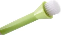 Merkloos Verlengborstel Voor Kraan - Buigbaar Met Schoonmaakborstel - Siliconen - Groen - 2 Stuks -Grohe Winkel 1200x698