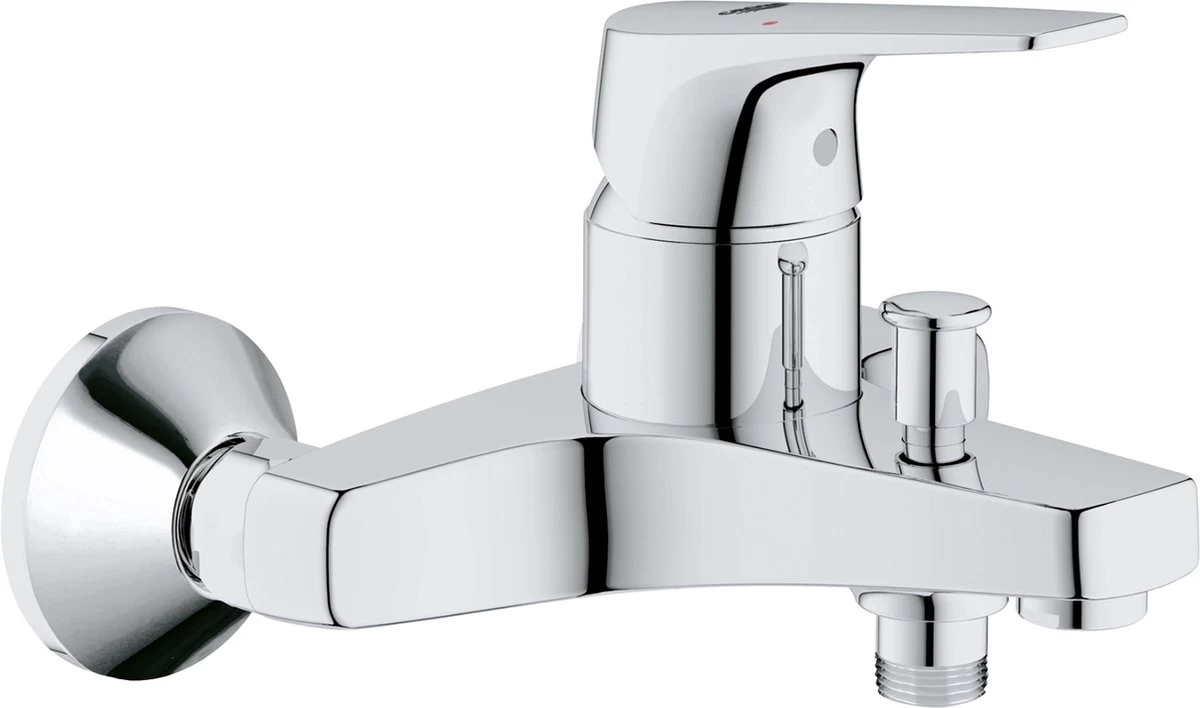 GROHE QuickFix Start Flow Badkraan - Met Omstel En Koppelingen - Chroom - 23772000 1 GROHE QuickFix Start Flow Badkraan - Met Omstel En Koppelingen - Chroom - 23772000