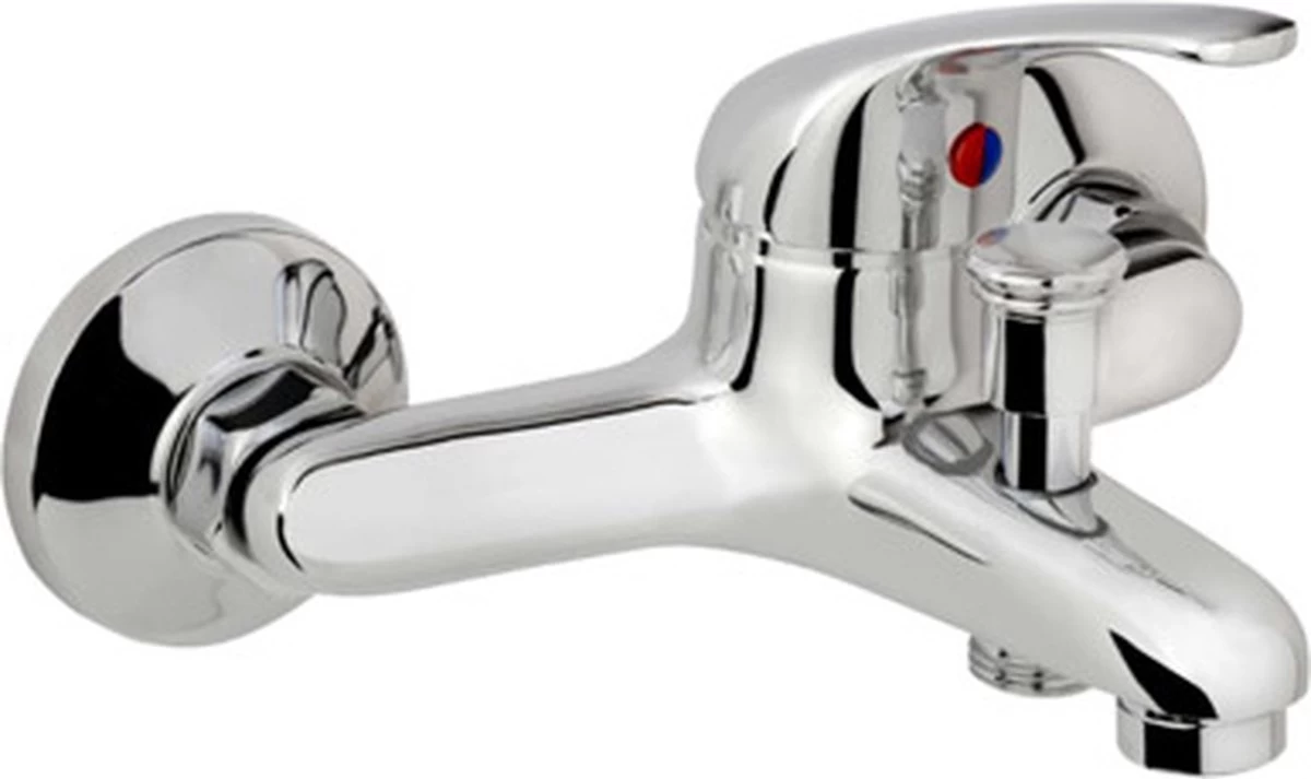 SCHÜTTE Athos Plus Badkraan - Mengkraan - 150 Mm Hartafstand - Chroom 1 SCHÜTTE Athos Plus Badkraan - Mengkraan - 150 Mm Hartafstand - Chroom