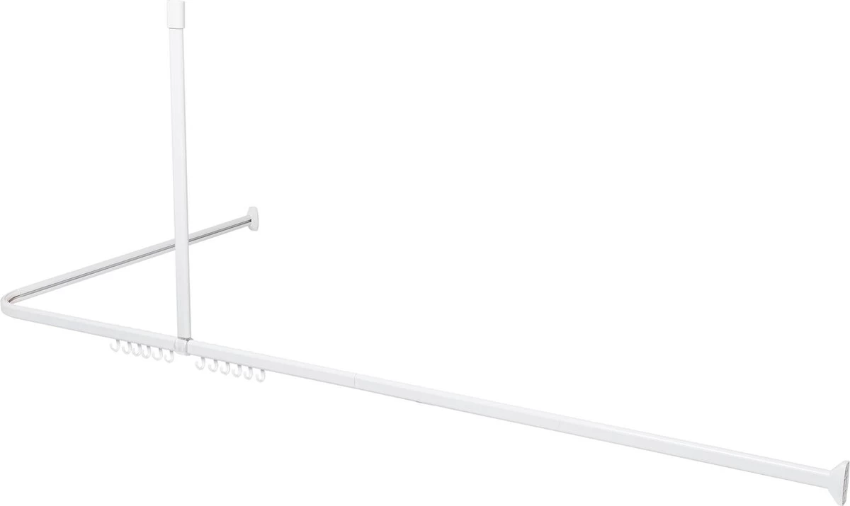 Sealskin - Easy Roll Douchegordijnstangset - 90x90x90 Cm - Wit 13 Sealskin - Easy Roll Douchegordijnstangset - 90x90x90 Cm - Wit - Image 13