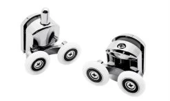 T.R. Goods - Douchedeur Wielen Set Van 8 Stuks Verchroomd - Roestvrij Verchroomd - Reserve Douche Deur Rollers Geleiders Rolletjes - Schuifdeur Katrollen Douchecabine Wieltjes - Set Van 8 Stuks -Grohe Winkel 1200x716